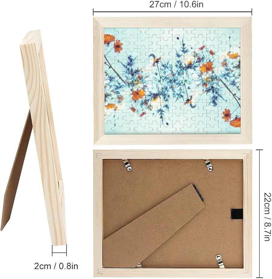 Amazon | 120ピース ジグソーパズル 秋桜の螺旋 木製パズル puzzle